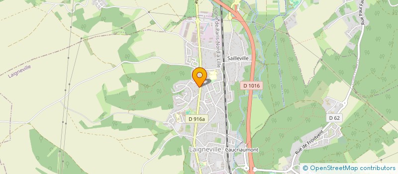 localisation de l'entreprise MONSIEUR STEEVY RAGOT  LAIGNEVILLE