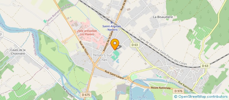 localisation de l'entreprise MONSIEUR STEEVY VEZIN à NOYERS-SUR-CHER