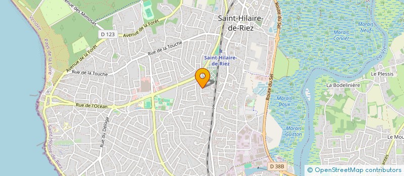 localisation de l'entreprise MONSIEUR STEEW CHENAIS à SAINT-HILAIRE-DE-RIEZ