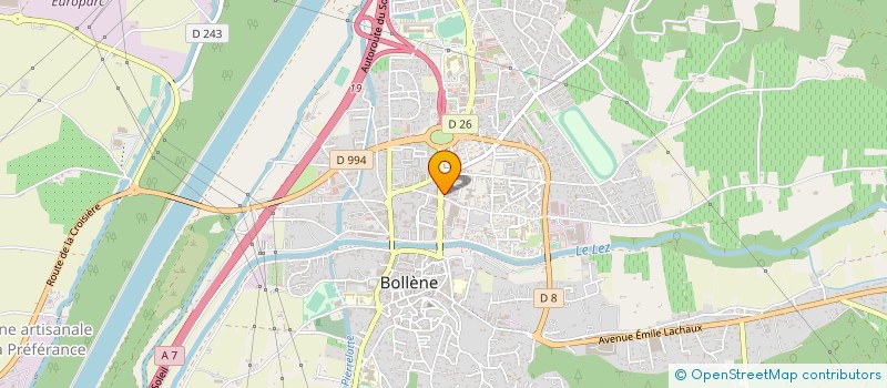 localisation de l'entreprise MONSIEUR STEFAAN NOTABLE  BOLLENE