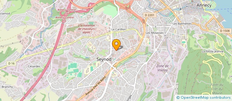 localisation de l'entreprise MONSIEUR STEFAN AJDAREVIC à ANNECY