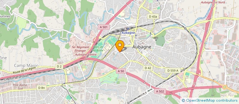 localisation de l'entreprise MONSIEUR STEFAN-AUREL STUPARU à AUBAGNE