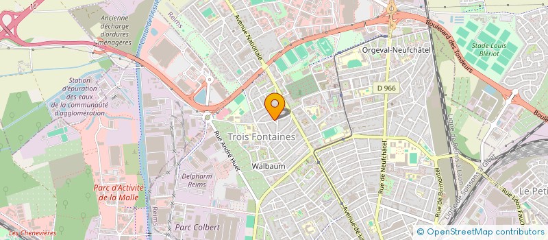 localisation de l'entreprise MONSIEUR STEFAN BOURLET  REIMS