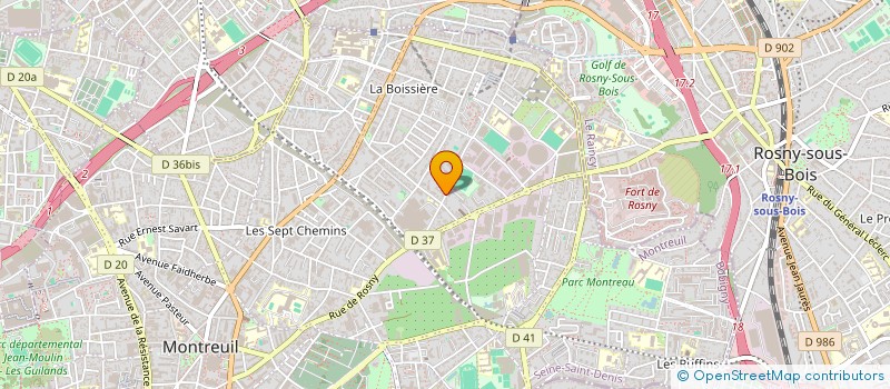 localisation de l'entreprise MONSIEUR STEFAN CIRPACI  MONTREUIL