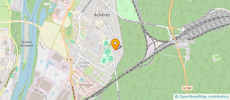 localisation de l'entreprise MONSIEUR STEFAN COMES  ACHERES