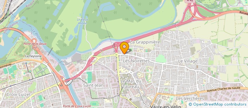 localisation de l'entreprise MONSIEUR STEFAN COVACI  VAULX-EN-VELIN