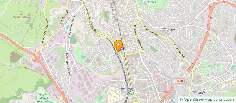 localisation de l'entreprise MONSIEUR STEFAN GABRIEL VIZITIU  SAINT-ETIENNE