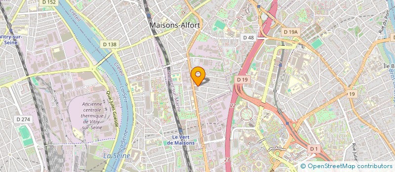 localisation de l'entreprise MONSIEUR STEFAN GERMAIN  MAISONS-ALFORT