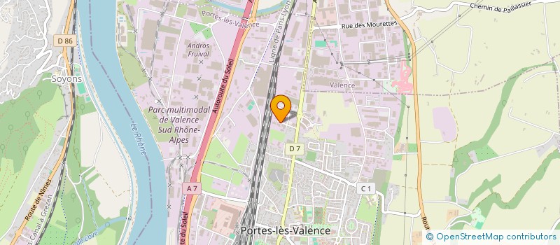 localisation de l'entreprise MONSIEUR STEFAN KOLANUS  PORTES LES VALENCE