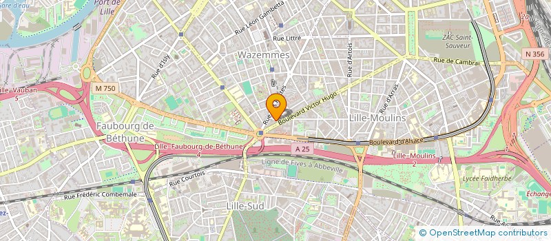 localisation de l'entreprise MONSIEUR STEFAN MARTEL à LILLE