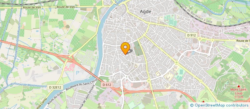 localisation de l'entreprise MONSIEUR STEFAN PERRIN  AGDE