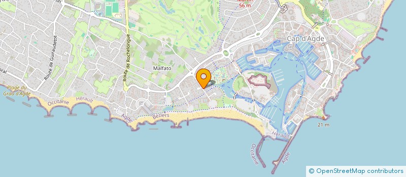 localisation de l'entreprise MONSIEUR STEFAN RE  AGDE