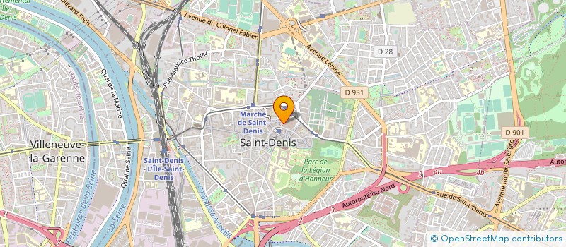 localisation de l'entreprise MONSIEUR STEFAN RECALO à SAINT-DENIS