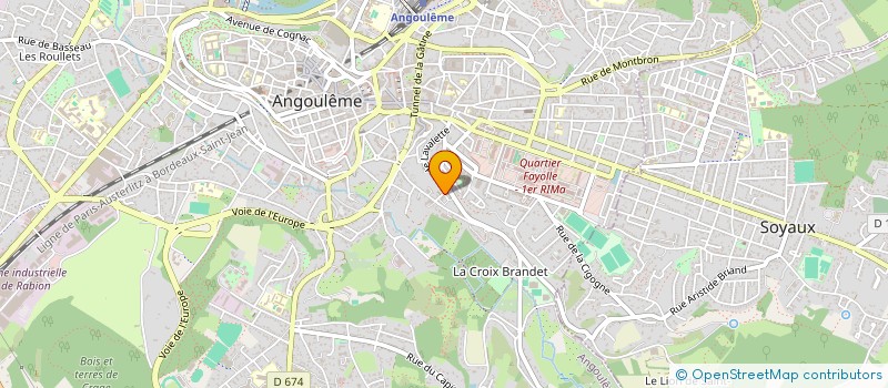 localisation de l'entreprise MONSIEUR STEFAN STEFANOV à ANGOULEME