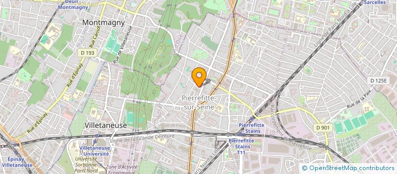 localisation de l'entreprise MONSIEUR STEFAN STEFANOVIC à PIERREFITTE-SUR-SEINE