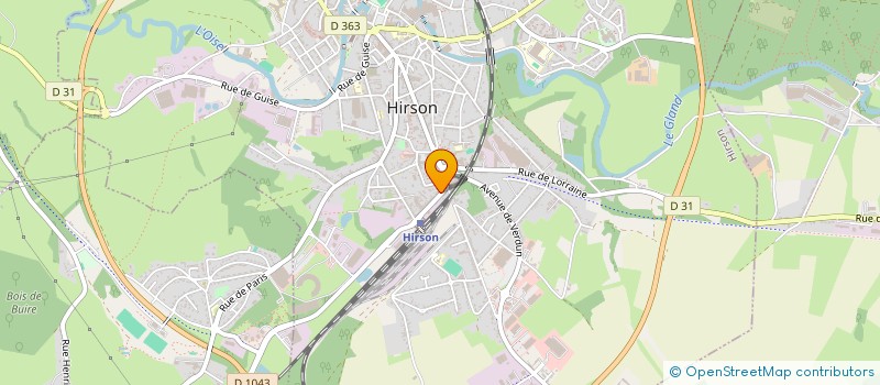 localisation de l'entreprise MONSIEUR STEFAN TASNIC  HIRSON