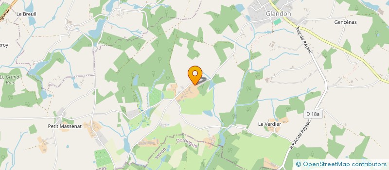 localisation de l'entreprise MONSIEUR STEFAN THREADGOLD  LADIGNAC-LE-LONG