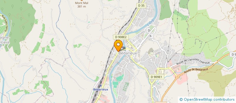 localisation de l'entreprise MONSIEUR STEFAN ZINZEN  BEDARIEUX