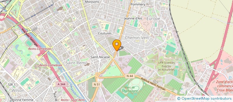 localisation de l'entreprise MONSIEUR STEFAN ZURESCO  REIMS