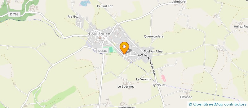 localisation de l'entreprise MONSIEUR STEFANEL MARADIN  POULLAOUEN