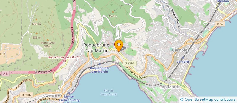 localisation de l'entreprise MONSIEUR STEFANO BERRO à ROQUEBRUNE-CAP-MARTIN