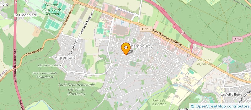 localisation de l'entreprise MONSIEUR STEFANO BRAGGIO  CHAMBOURCY