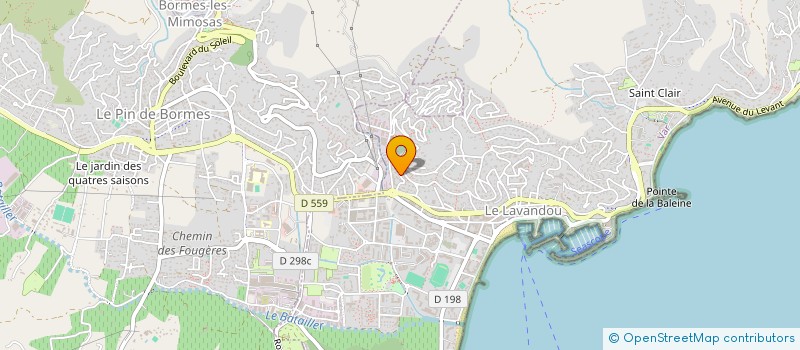 localisation de l'entreprise MONSIEUR STEFANO CANNAVO  BORMES-LES-MIMOSAS