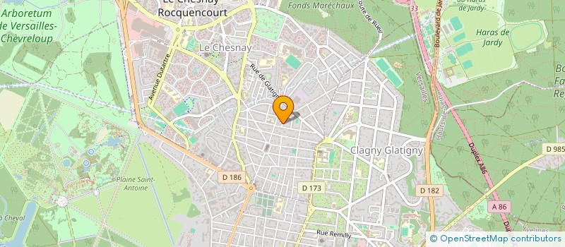 localisation de l'entreprise MONSIEUR STEFANO FIGURELLI  LE CHESNAY-ROCQUENCOURT