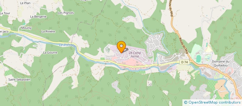 localisation de l'entreprise MONSIEUR STEFANO FORNERIS  SAINTE-MAXIME