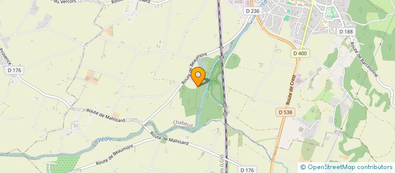 localisation de l'entreprise MONSIEUR STEFANO GENISIO à CHABEUIL