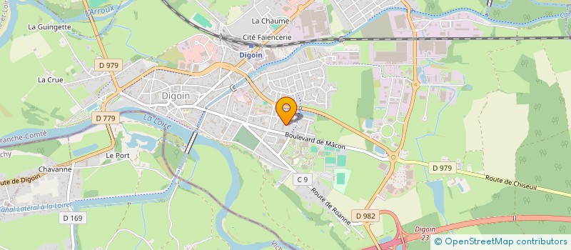 localisation de l'entreprise MONSIEUR STEFANO HISENI  DIGOIN