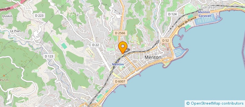 localisation de l'entreprise MONSIEUR STEFANO IUDICA à MENTON
