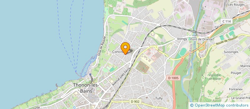 localisation de l'entreprise MONSIEUR STEFANO ROBERTI à THONON-LES-BAINS