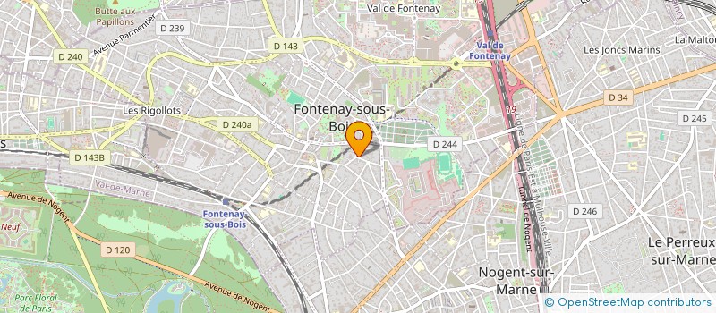 localisation de l'entreprise MONSIEUR STEFANO ZAGO à FONTENAY-SOUS-BOIS