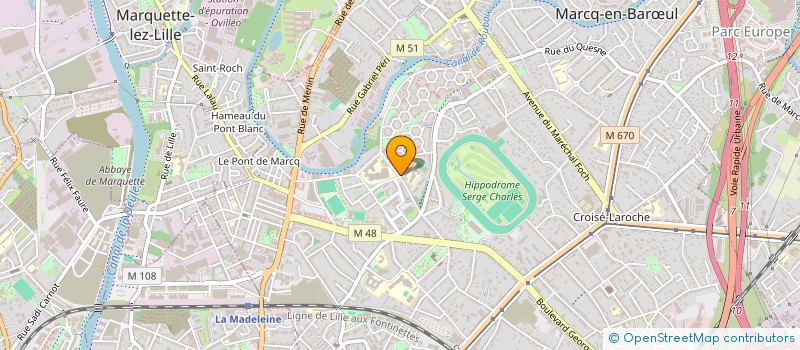 localisation de l'entreprise MONSIEUR STEFANOS PAPADOPOULOS à MARCQ-EN-BARŒUL