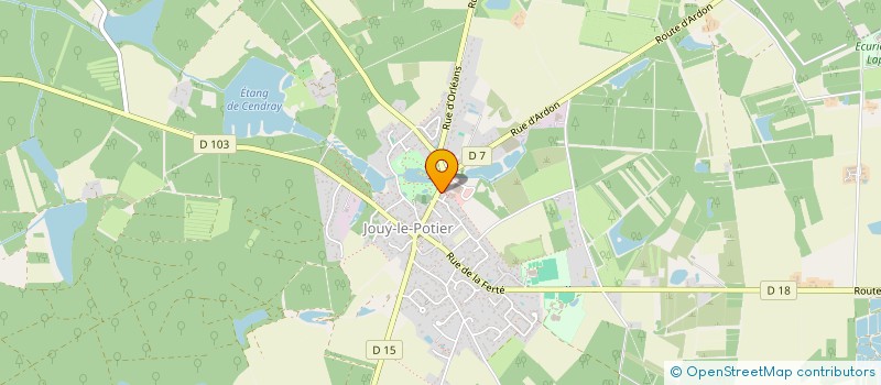 localisation de l'entreprise MONSIEUR STEFANOS SAVVAS  JOUY-LE-POTIER