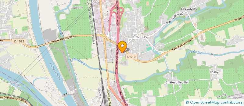 localisation de l'entreprise MONSIEUR STEFEN COLETTA  CHANAS