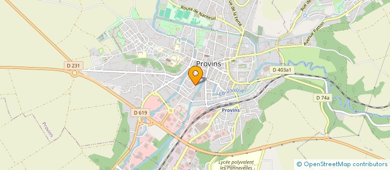 localisation de l'entreprise MONSIEUR STEFEN GUERET  PROVINS