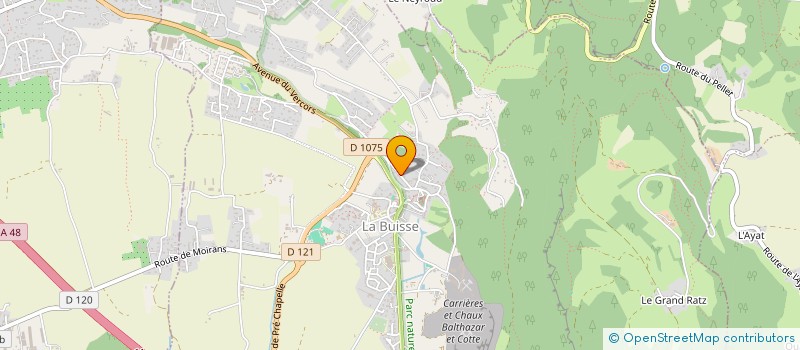 localisation de l'entreprise MONSIEUR STEFEN ROUSSEL  LA BUISSE