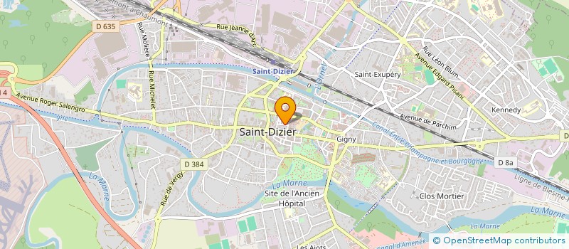 localisation de l'entreprise MONSIEUR STEFF RISSE à SAINT-DIZIER