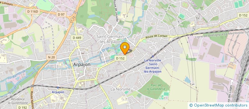 localisation de l'entreprise MONSIEUR STEFFEN SANZA à SAINT-GERMAIN-LES-ARPAJON