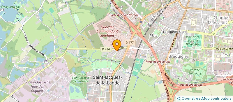 localisation de l'entreprise MONSIEUR STELIAN STAN  SAINT-JACQUES-DE-LA-LANDE