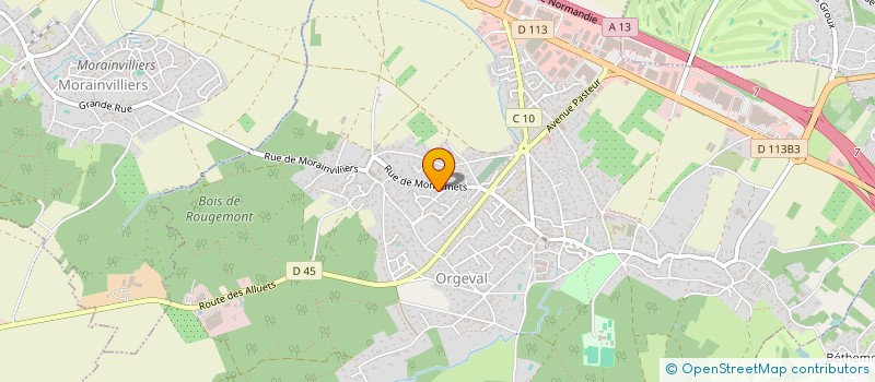 localisation de l'entreprise MONSIEUR STELIOS PAPACOSTAS  ORGEVAL