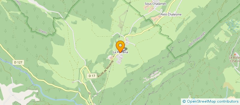 localisation de l'entreprise MONSIEUR STELLIO COUTAND  LES PLANCHES-EN-MONTAGNE