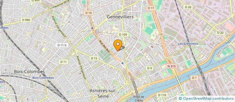 localisation de l'entreprise MONSIEUR STELLIO-JORDAN PICORD  GENNEVILLIERS