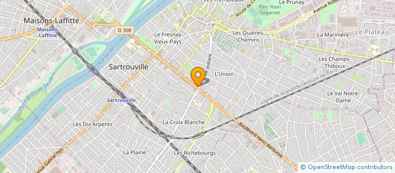 localisation de l'entreprise MONSIEUR STELLY DUFAIT à SARTROUVILLE