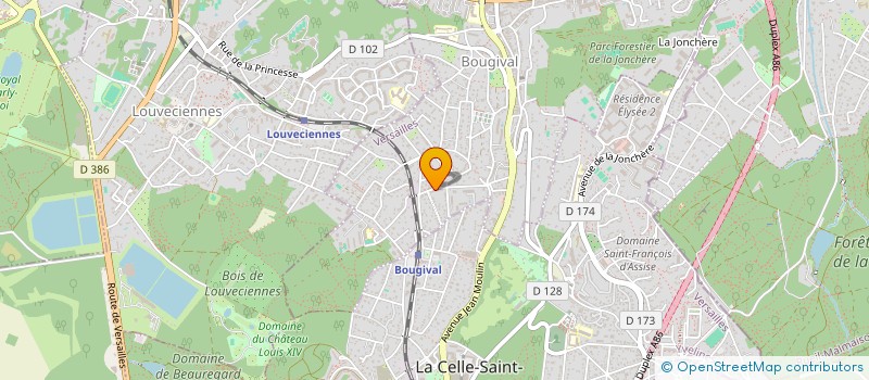 localisation de l'entreprise MONSIEUR STEPAHNE BRETAUDEAU  BOUGIVAL