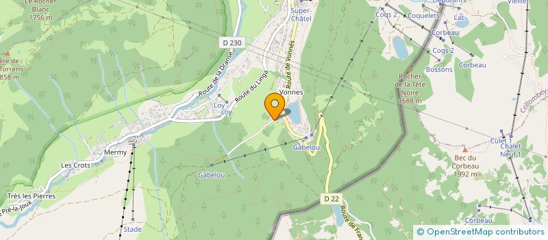 localisation de l'entreprise MONSIEUR STEPAN BREEDVELD  CHATEL