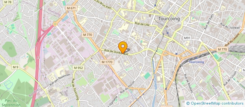 localisation de l'entreprise MONSIEUR STEPAN MENDRULEAC  TOURCOING