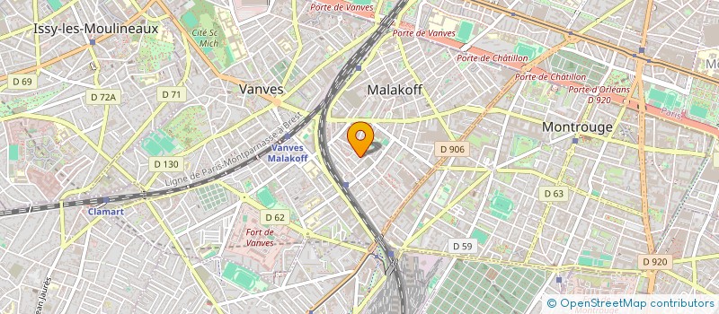 localisation de l'entreprise MONSIEUR STEPAN URSTA  MALAKOFF